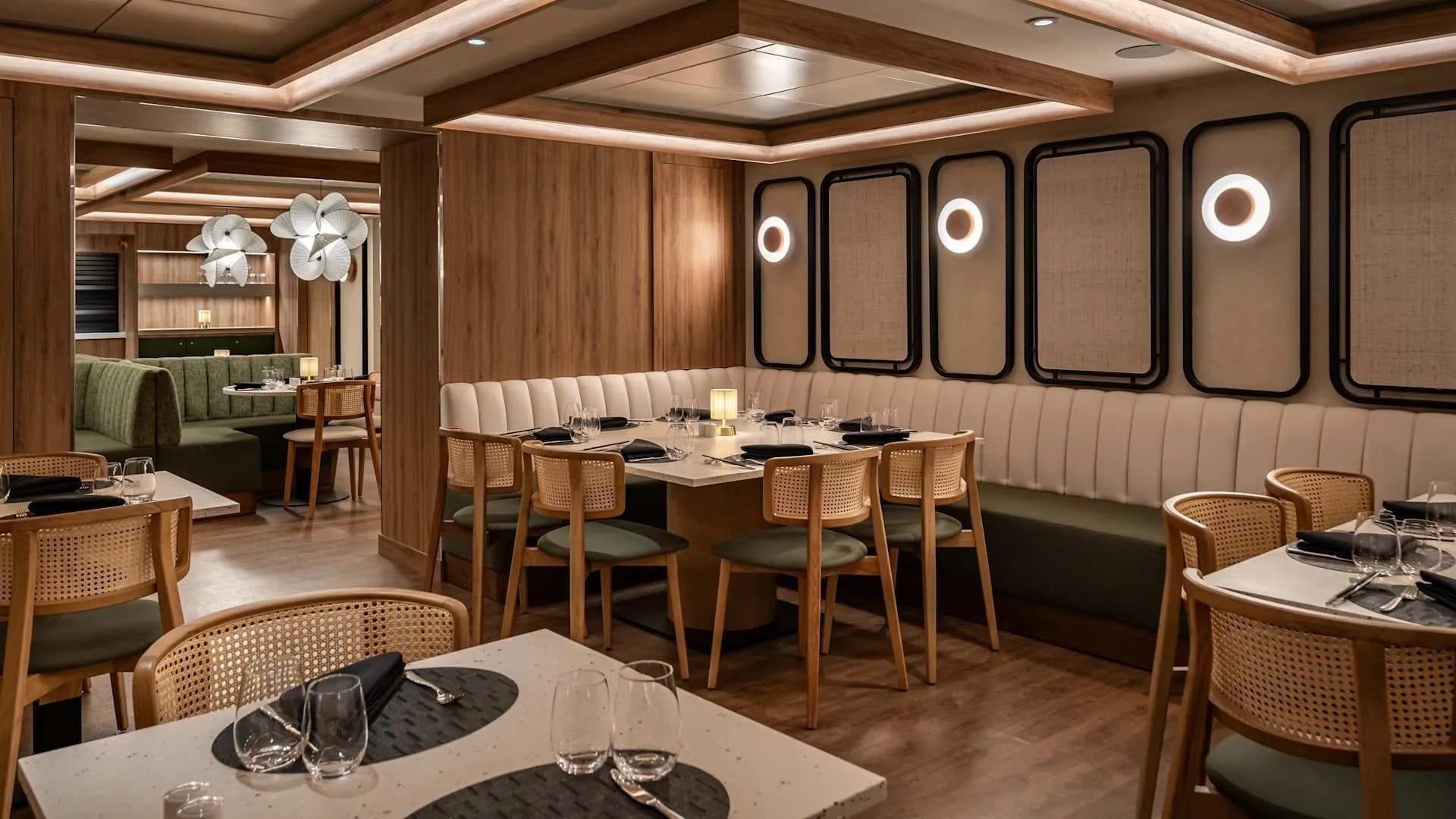 Basil + Bamboo, our newest specialty restaurant, blending Asian and Mediterranean ingredients and influences.